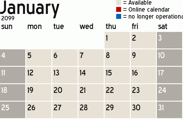 Missionary Dinner Calendar