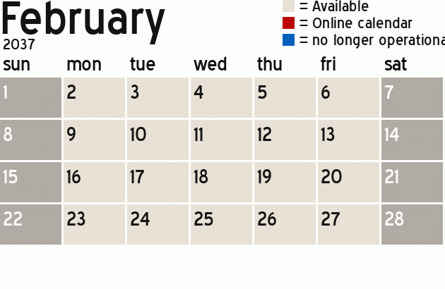 Missionary Dinner Calendar