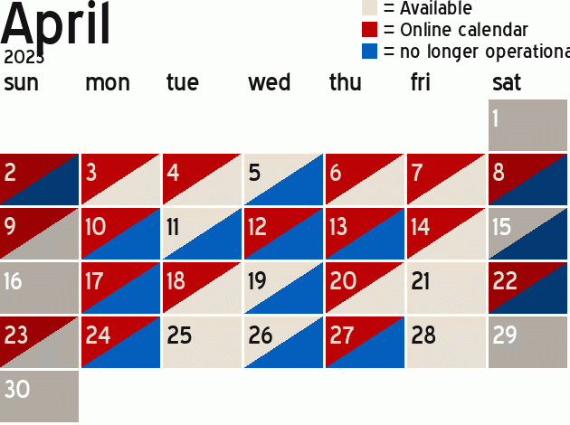 Missionary Dinner Calendar
