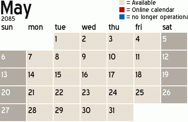 Missionary Dinner Calendar