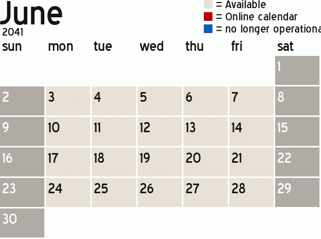 Missionary Dinner Calendar