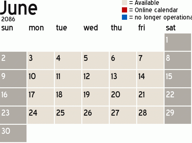 Missionary Dinner Calendar