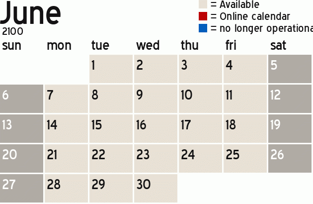 Missionary Dinner Calendar