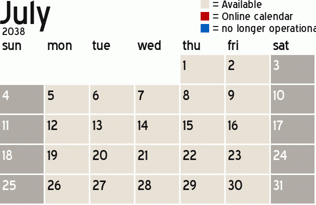 Missionary Dinner Calendar