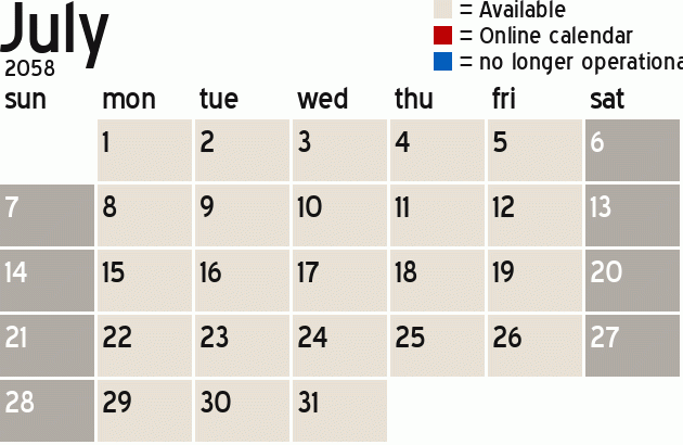 Missionary Dinner Calendar