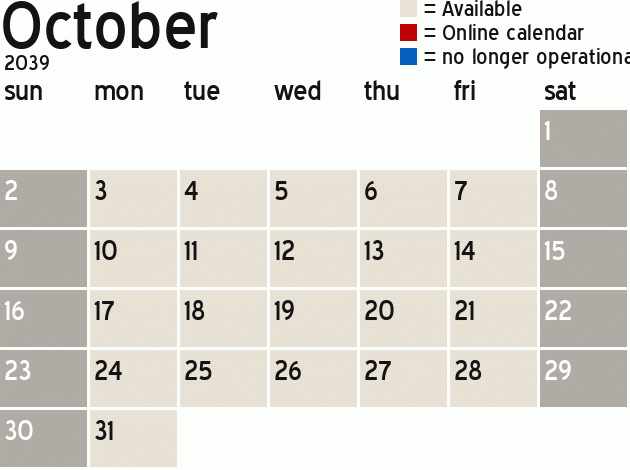Missionary Dinner Calendar