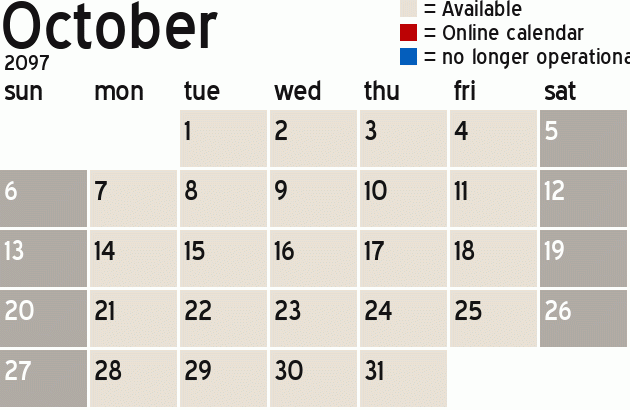 Missionary Dinner Calendar