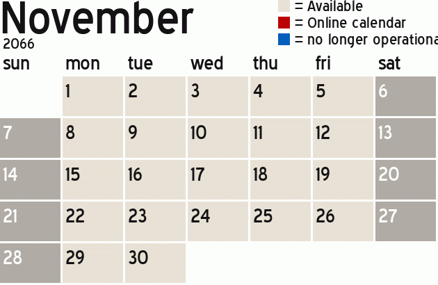 Missionary Dinner Calendar