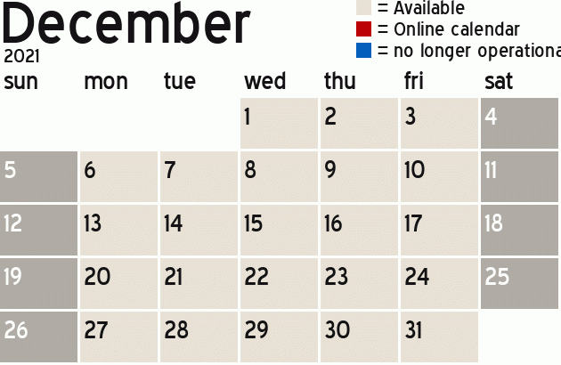 Missionary Dinner Calendar